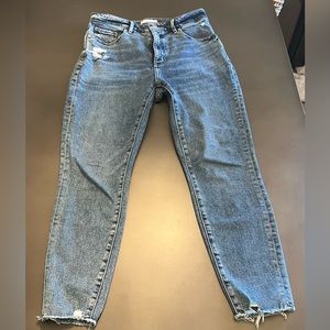 Loft lightly distressed jeans sz 6/28